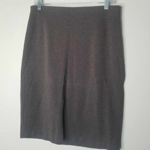 Womens Brown Philosophy Pencil Skirt with Gold Hardware Sz 10 - Picture 1 of 8